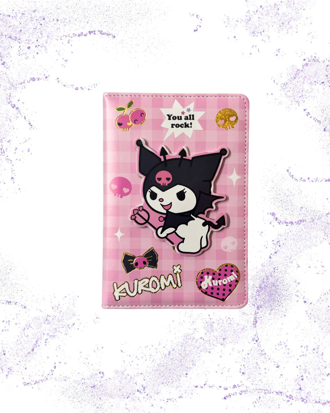 Kuromi Notebook A5 – Kawaii Pink Journal