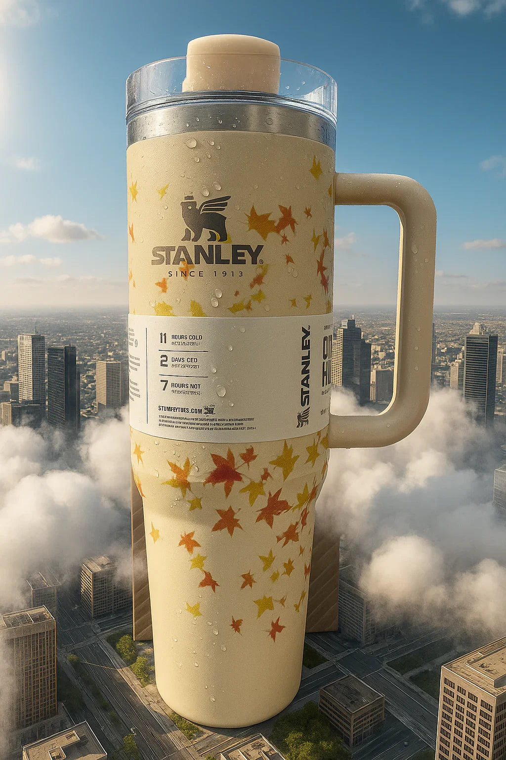 Stanley Quencher H2.0 FlowState™ Tumbler – 40 oz | Autumn Leaves Edition