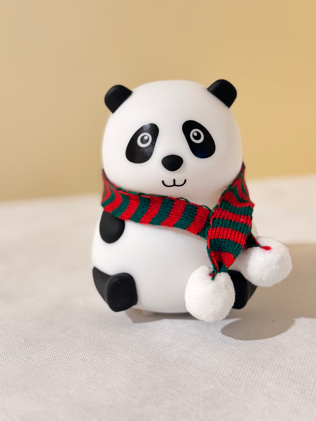 Kawaii Panda Color Changing Night Light – Tap to Glow | Soft Silicone LED Lamp