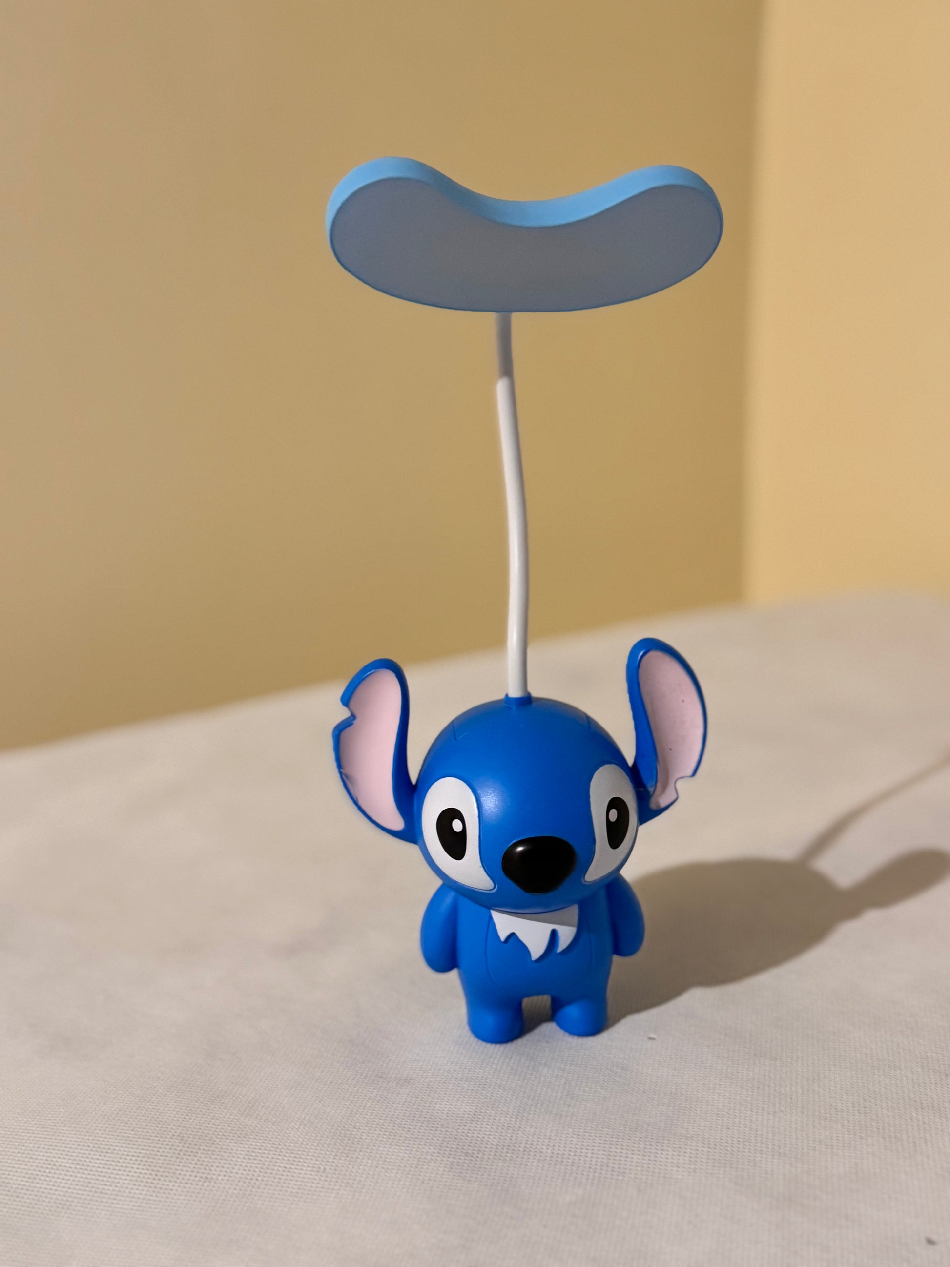 Cute Blue Stitch LED Desk Lamp – Standing Cartoon Character Night Light