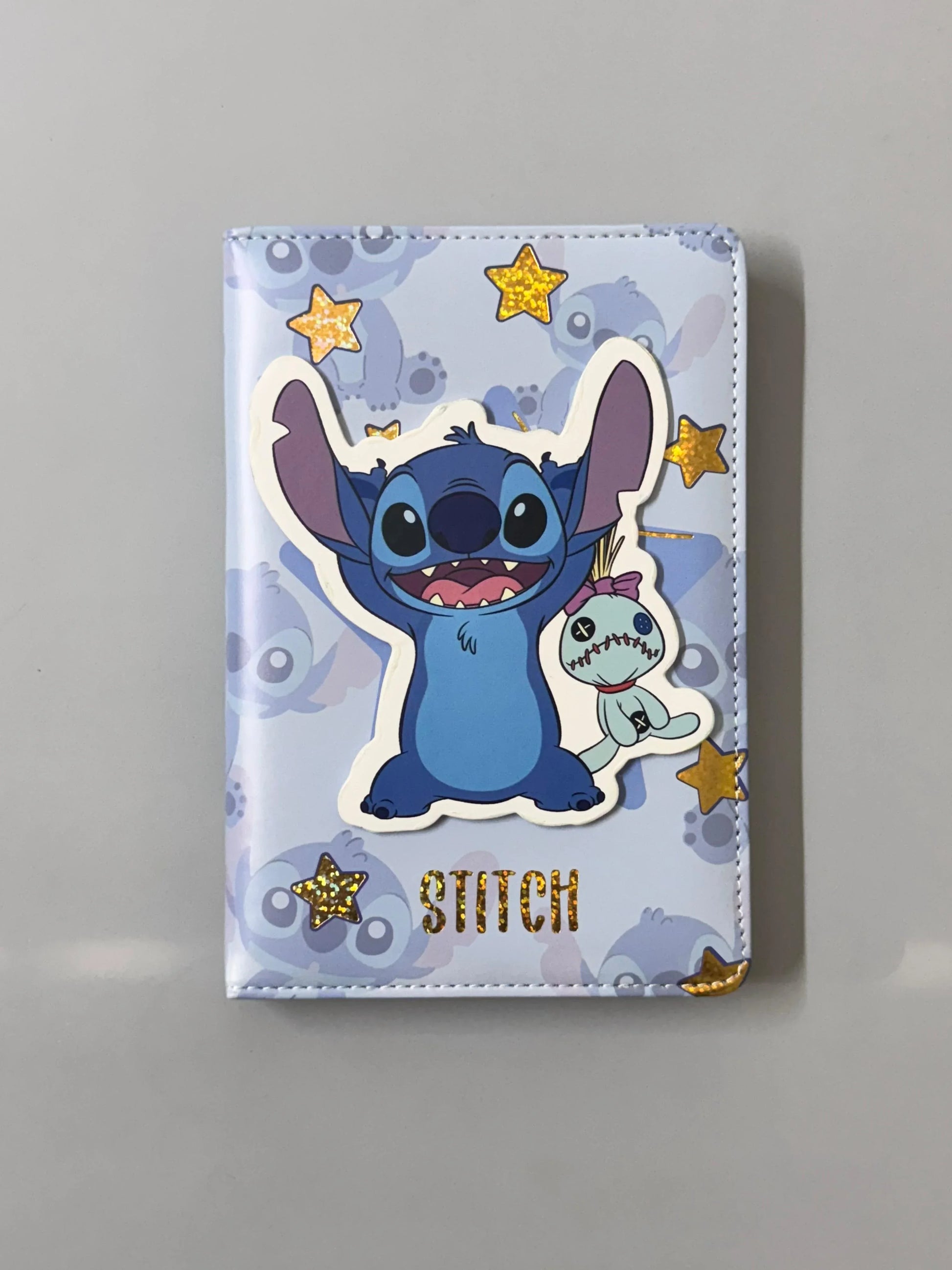 Cute Stitch & Scrump Notebook A5 – Pastel Kawaii Hardcover Journal | Cute Stationery for School & Gifts