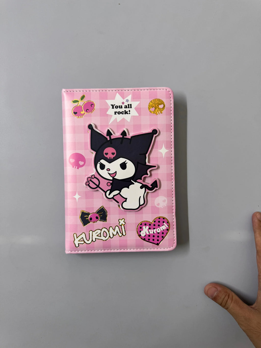 Kuromi Notebook A5 – Kawaii Pink Journal