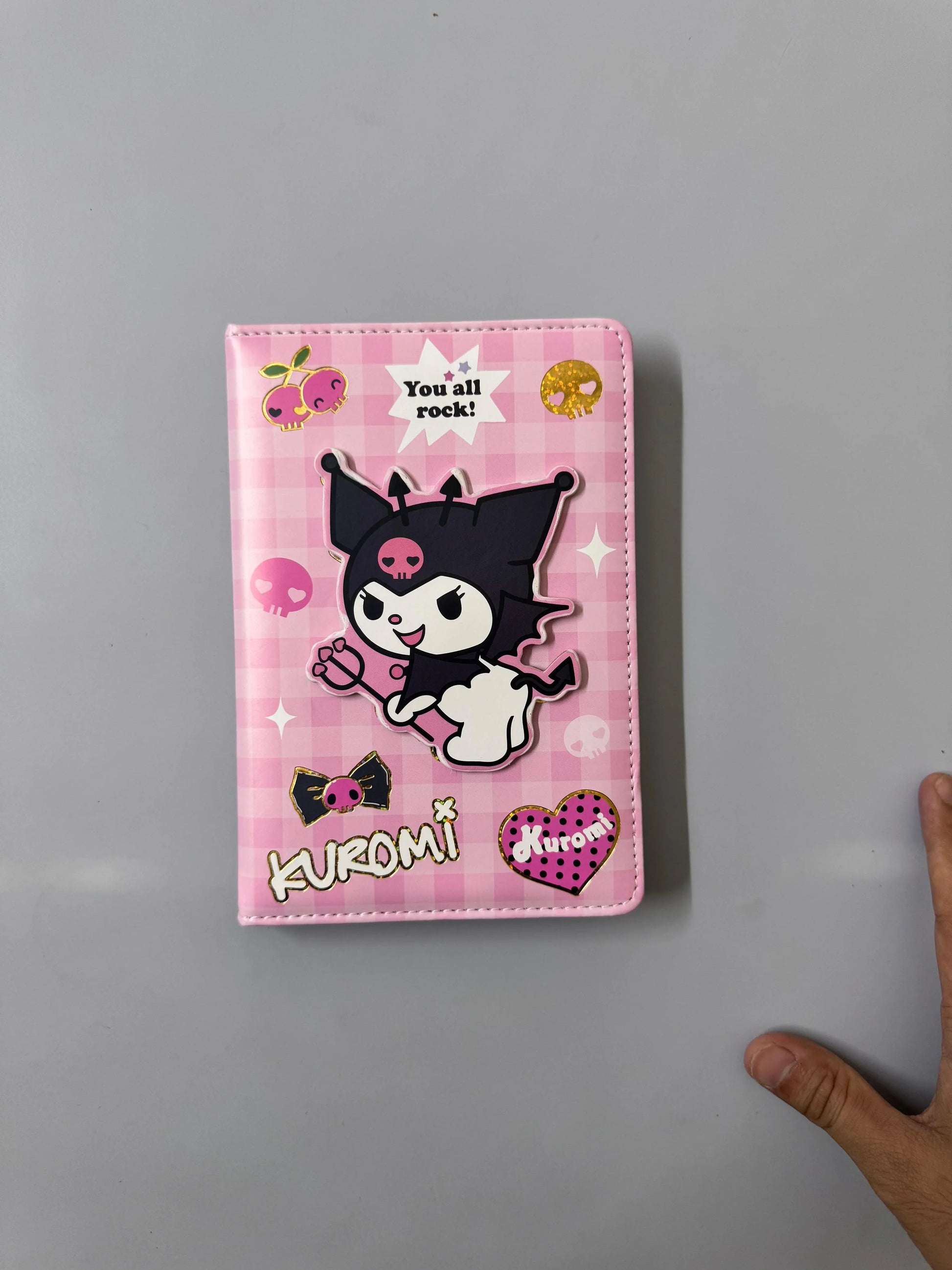 Kuromi Notebook A5 – Kawaii Pink Journal